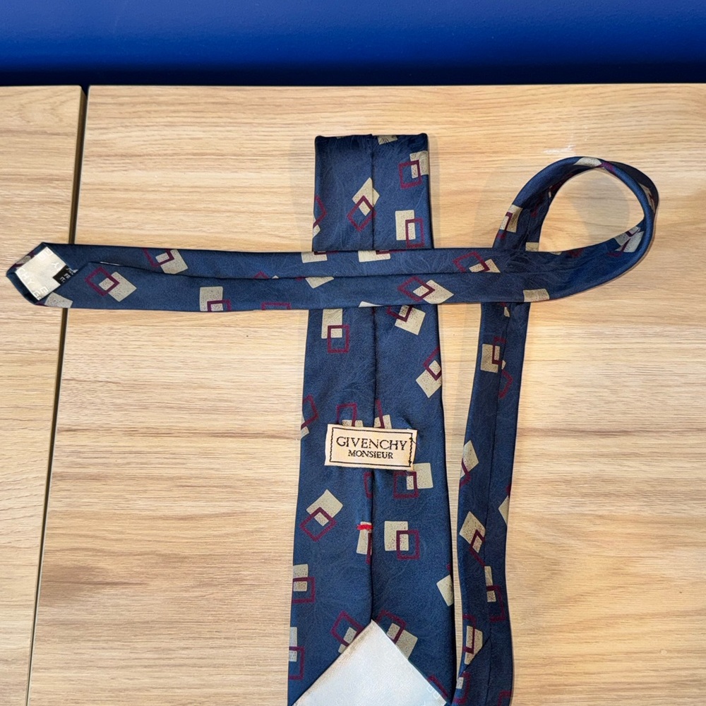 Vintage Givenchy Monsieur Silk Tie | Classic Power Tie | Timeless Menswear